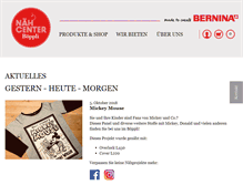 Tablet Screenshot of boeppli-naehcenter.ch